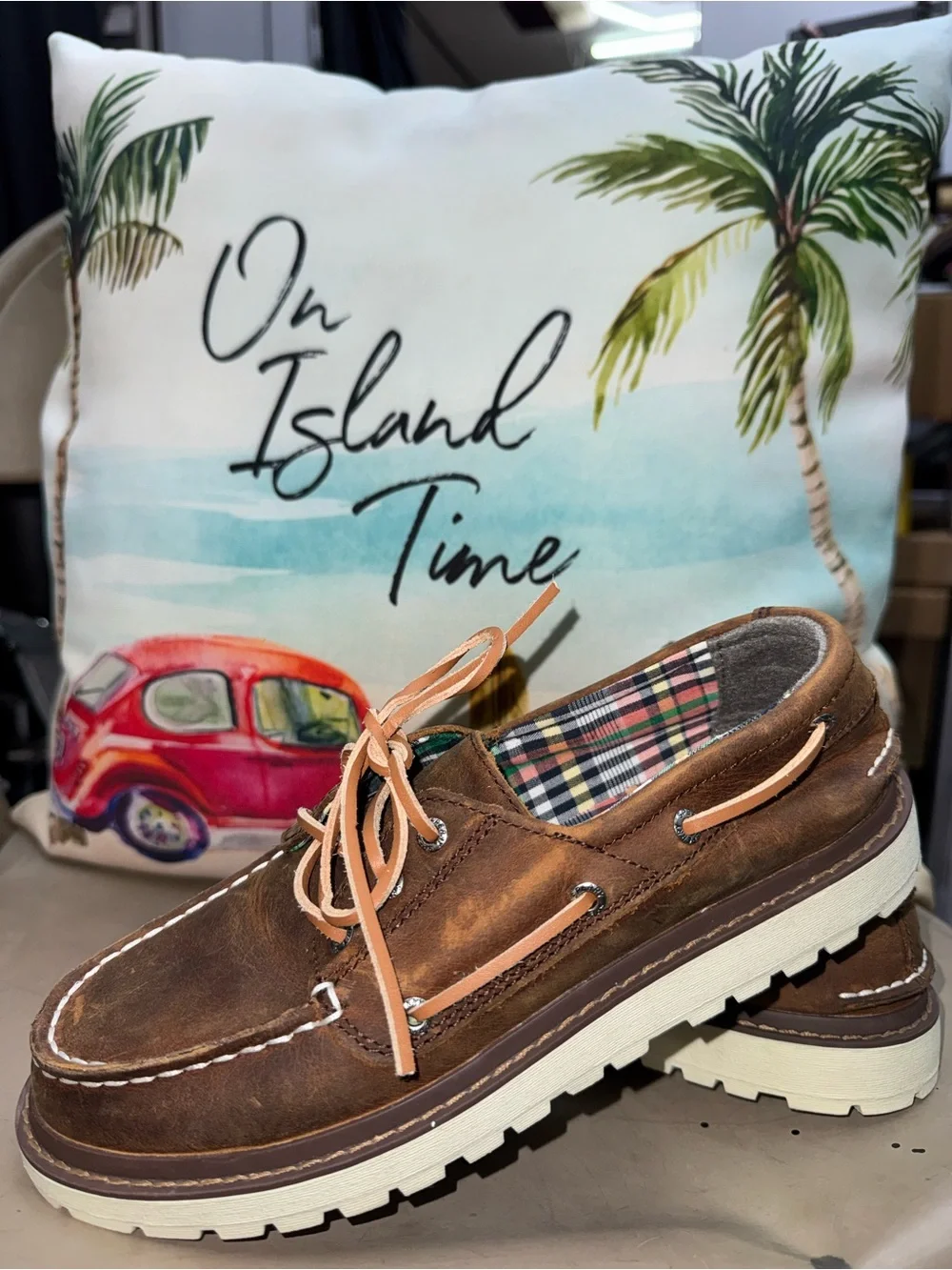 Sperry NWOB! Boys Classic Twisted Lug In Brown Size 4M